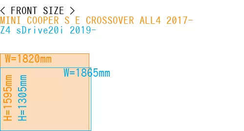 #MINI COOPER S E CROSSOVER ALL4 2017- + Z4 sDrive20i 2019-